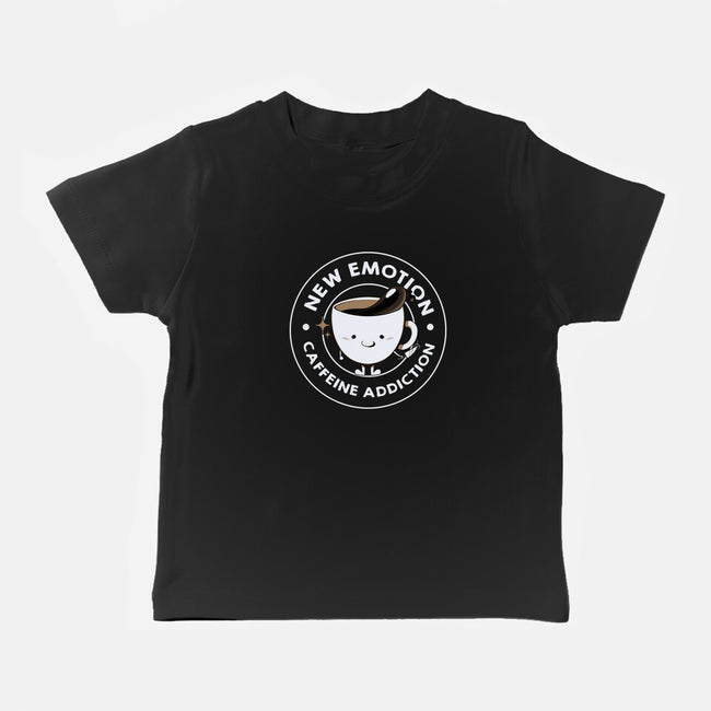 New Emotion Caffeine Addiction-Baby-Basic-Tee-tobefonseca