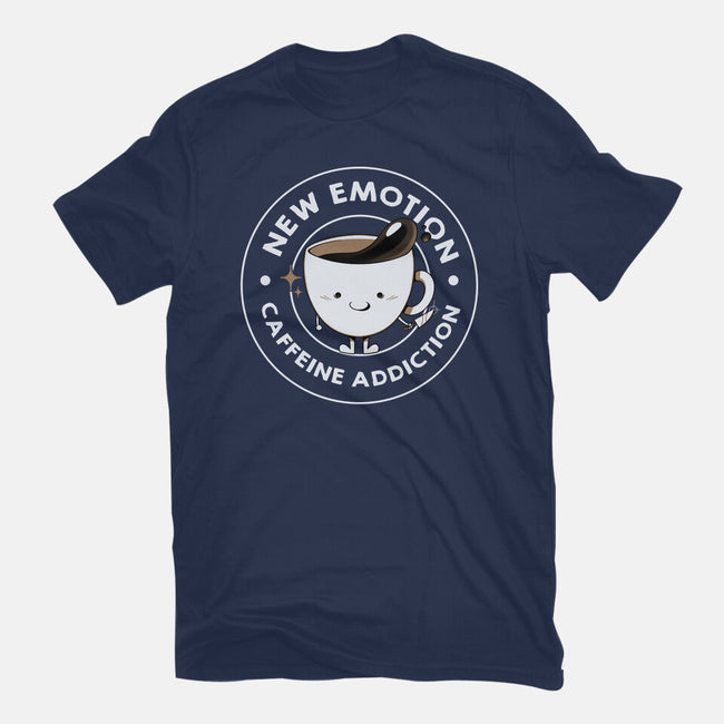 New Emotion Caffeine Addiction-Mens-Basic-Tee-tobefonseca