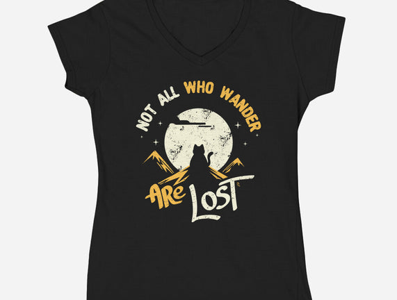 Not All Who Wander Are Lost Cat
