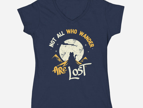 Not All Who Wander Are Lost Cat
