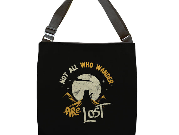 Not All Who Wander Are Lost Cat