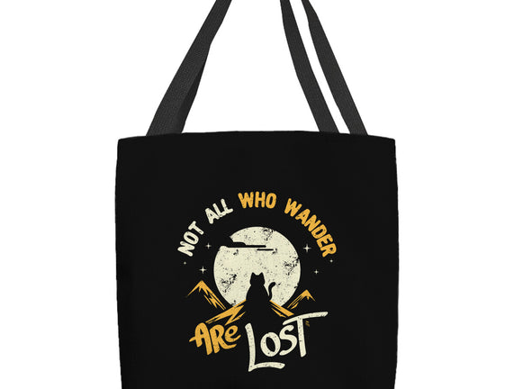 Not All Who Wander Are Lost Cat