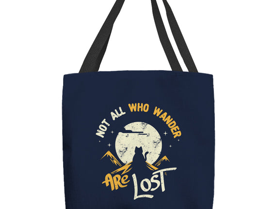 Not All Who Wander Are Lost Cat
