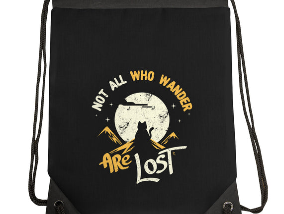 Not All Who Wander Are Lost Cat