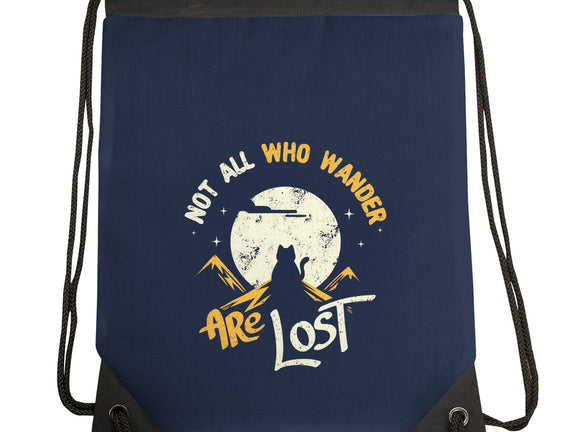 Not All Who Wander Are Lost Cat
