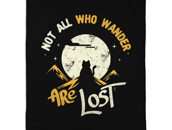 Not All Who Wander Are Lost Cat