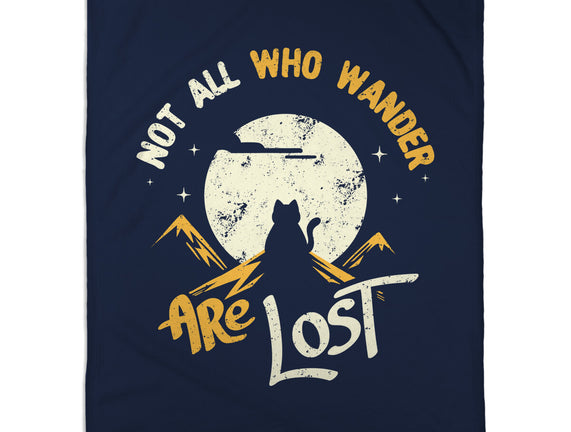 Not All Who Wander Are Lost Cat