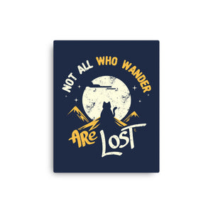 Not All Who Wander Are Lost Cat