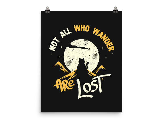 Not All Who Wander Are Lost Cat