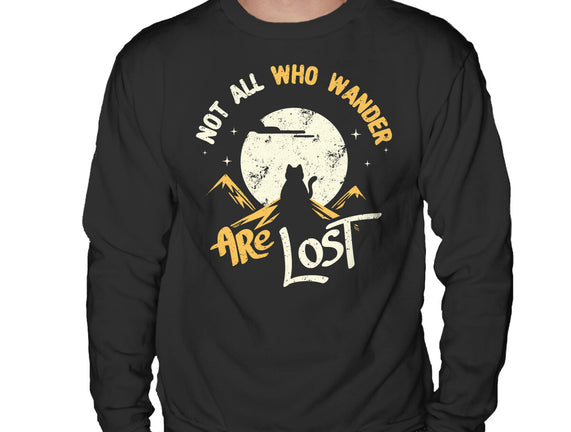 Not All Who Wander Are Lost Cat