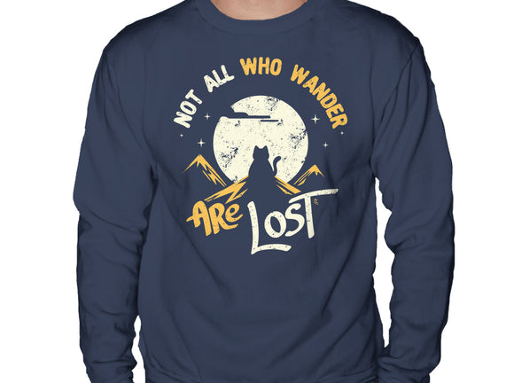 Not All Who Wander Are Lost Cat