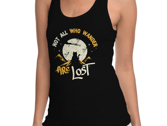 Not All Who Wander Are Lost Cat