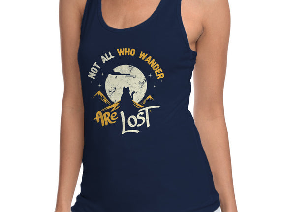 Not All Who Wander Are Lost Cat