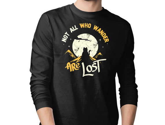 Not All Who Wander Are Lost Cat