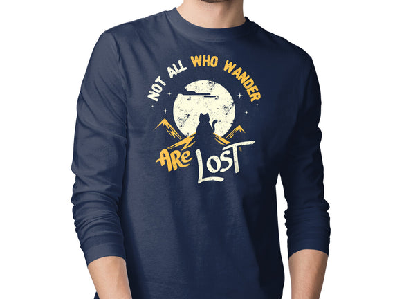 Not All Who Wander Are Lost Cat
