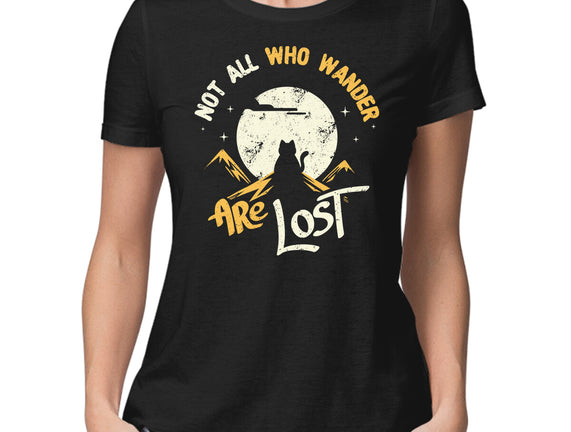 Not All Who Wander Are Lost Cat