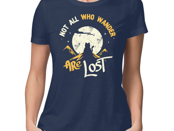 Not All Who Wander Are Lost Cat
