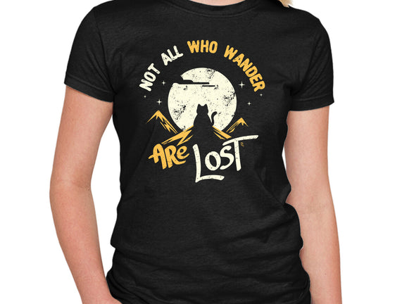 Not All Who Wander Are Lost Cat
