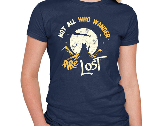 Not All Who Wander Are Lost Cat