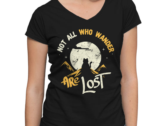 Not All Who Wander Are Lost Cat