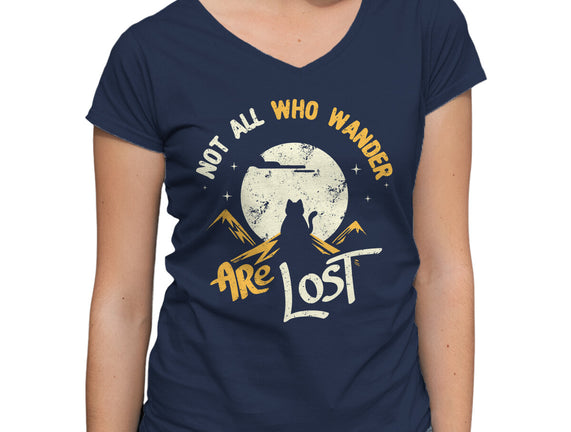 Not All Who Wander Are Lost Cat