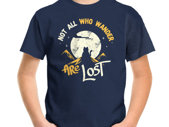 Not All Who Wander Are Lost Cat