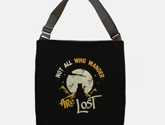 Not All Who Wander Are Lost Cat