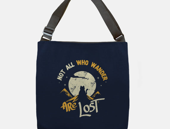 Not All Who Wander Are Lost Cat