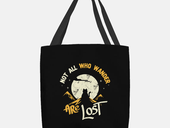 Not All Who Wander Are Lost Cat