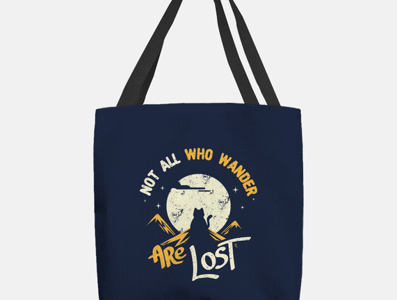 Not All Who Wander Are Lost Cat