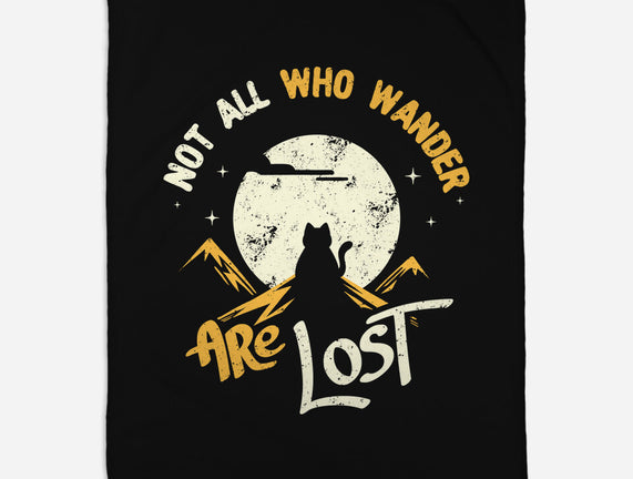 Not All Who Wander Are Lost Cat