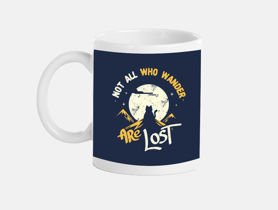 Not All Who Wander Are Lost Cat