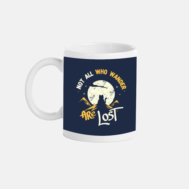 Not All Who Wander Are Lost Cat-None-Mug-Drinkware-tobefonseca