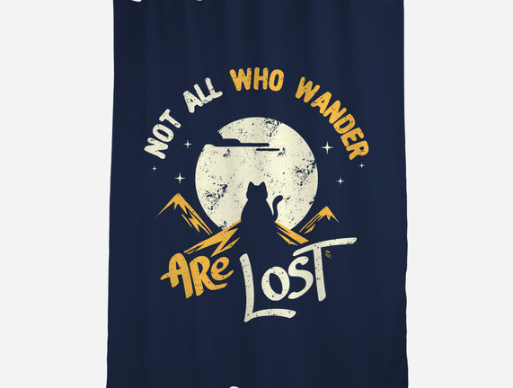 Not All Who Wander Are Lost Cat