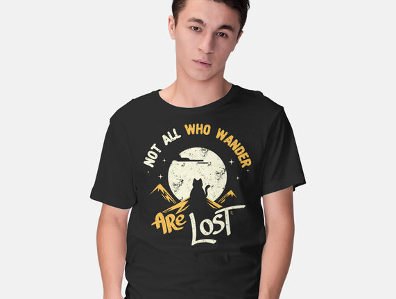 Not All Who Wander Are Lost Cat