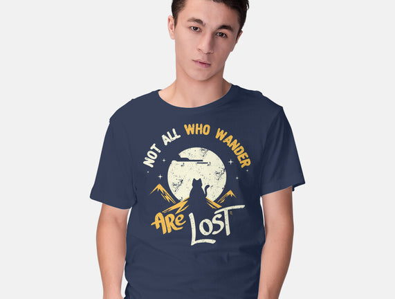 Not All Who Wander Are Lost Cat