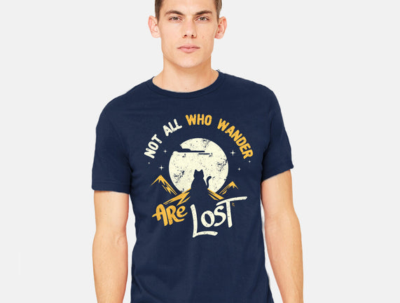 Not All Who Wander Are Lost Cat