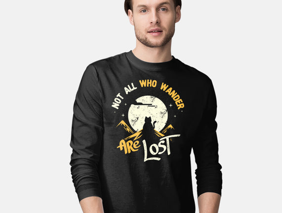 Not All Who Wander Are Lost Cat