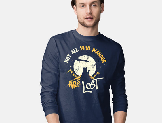 Not All Who Wander Are Lost Cat