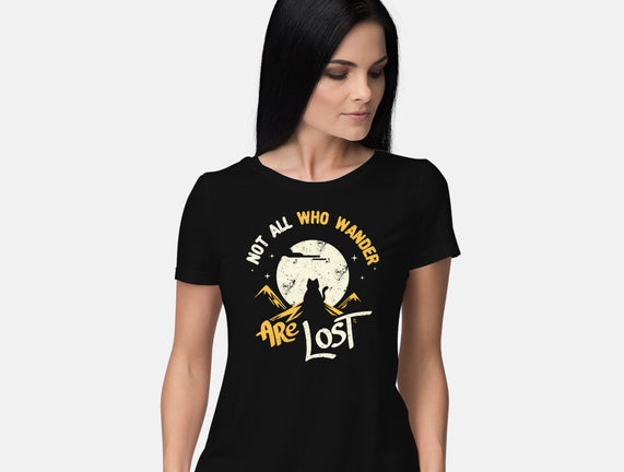 Not All Who Wander Are Lost Cat