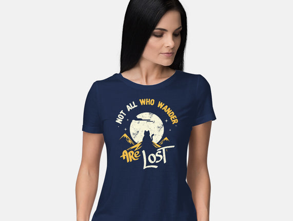 Not All Who Wander Are Lost Cat