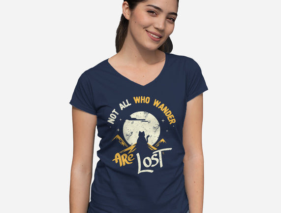 Not All Who Wander Are Lost Cat