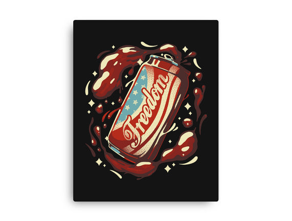 Freedom USA Soda Can