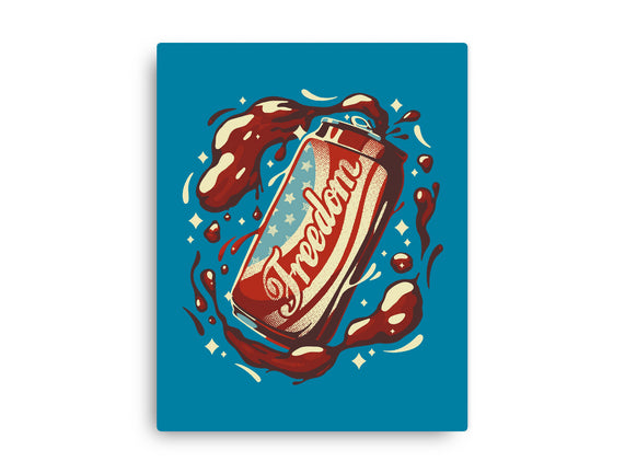 Freedom USA Soda Can