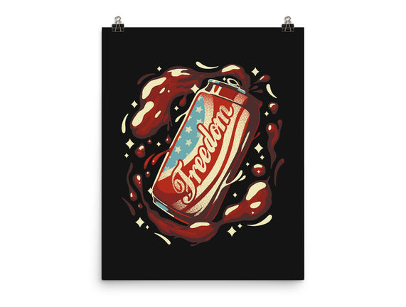 Freedom USA Soda Can
