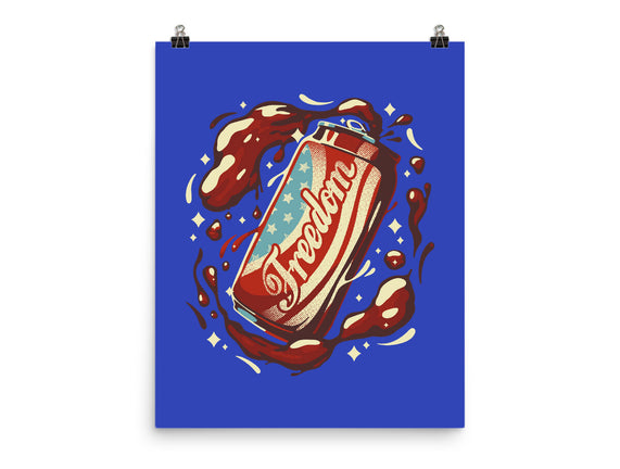 Freedom USA Soda Can