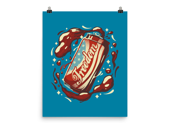 Freedom USA Soda Can