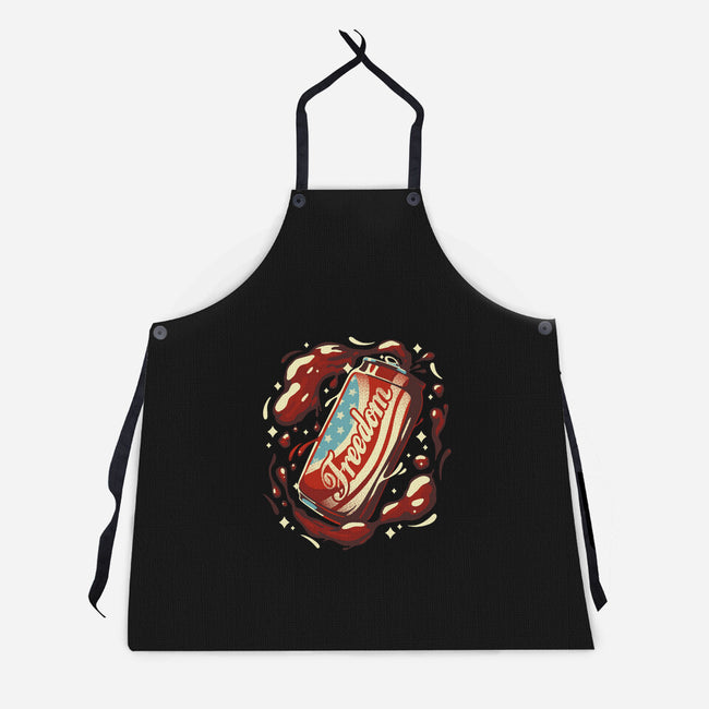 Freedom USA Soda Can-Unisex-Kitchen-Apron-tobefonseca