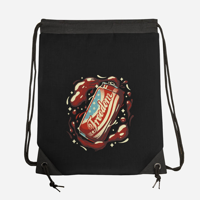 Freedom USA Soda Can-None-Drawstring-Bag-tobefonseca