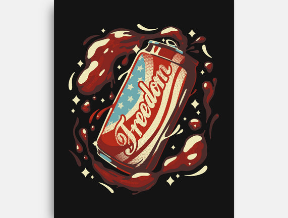 Freedom USA Soda Can